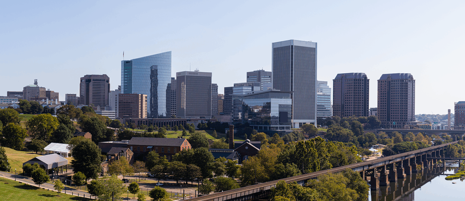 city skyline of Richmond, Virginia
